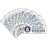CIA Central Intelligence Agency Surveillance Asset Tags - Set of 10