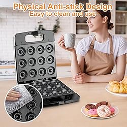 Mini Donut Maker Machine - Mini Pancakes Maker