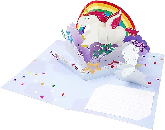 amazoncom be a unicorn 3d pop up greeting card for all occasions