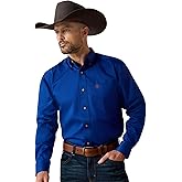Ariat Men's Solid Twill Classic Fit Shirt