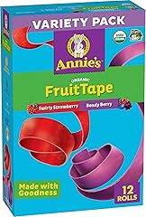 Annie's Organic Fruit Tape, Swirly Strawberry and Bendy Berry, Gluten Free, Variety Pack, 12 Rolls, 9 oz