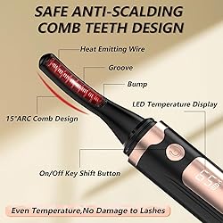 DGSHRHD Heated Eyelash Curlers,USB Rechargeable