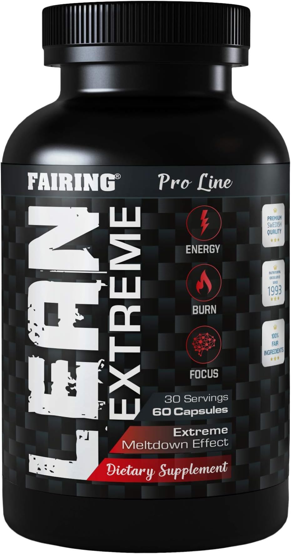 Fairing Lean Extreme Fat Burner – Appetite Suppressant Weight Loss Diet Pills 60