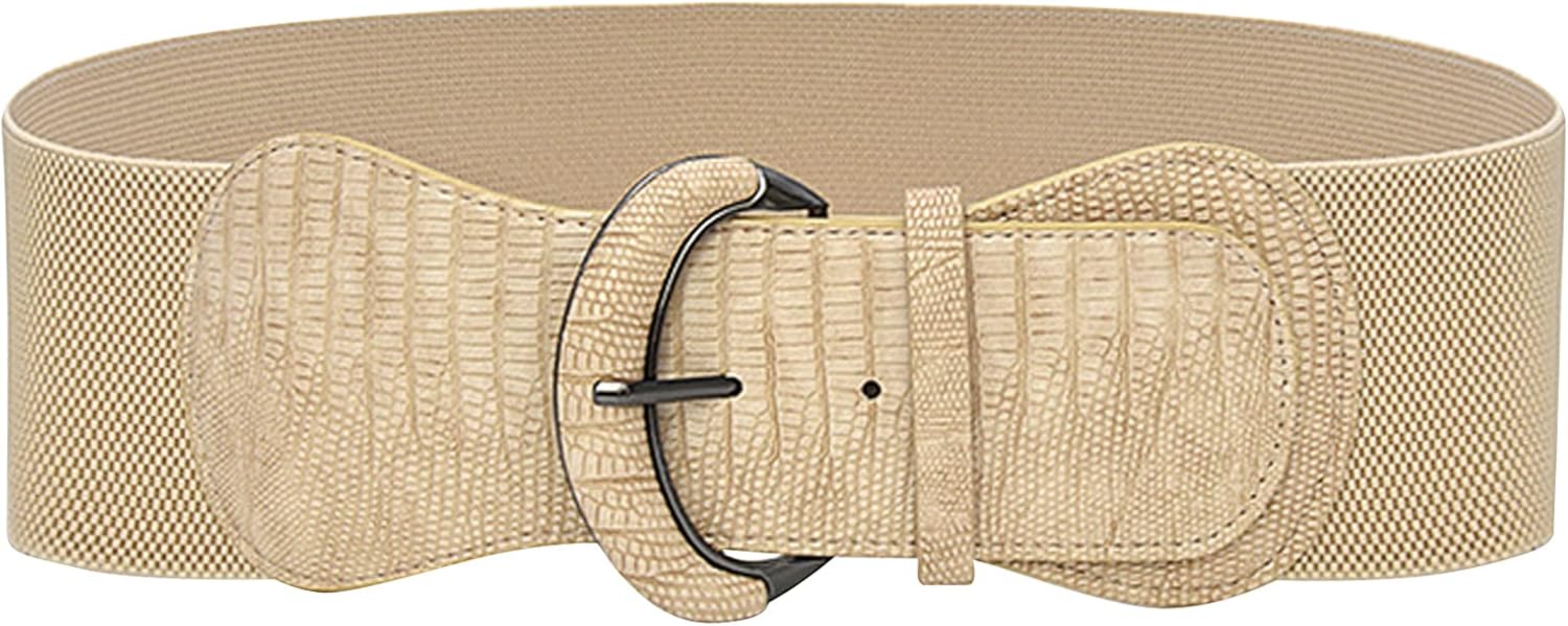 Wocharm Women Ladies Coat Belts Elastic Stretch Cinch Dress Belts Dress