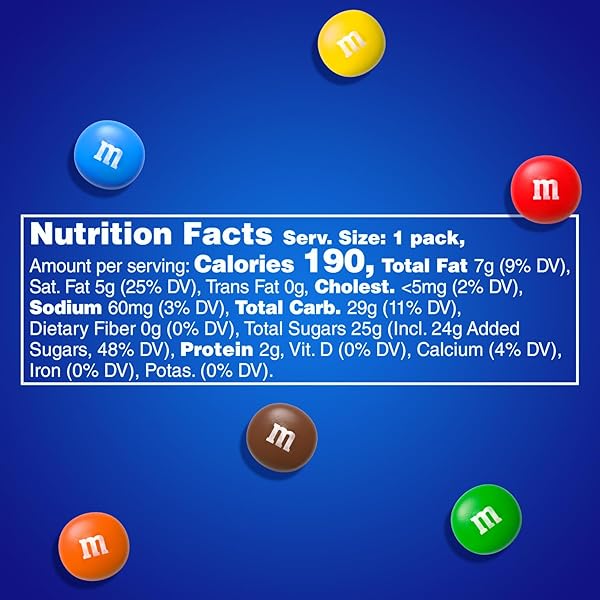 M&M’S CARAMEL CHOCOLATE CANDY, MADE WITH REAL CARAMEL AND MILK CHOCOLATES, 24 COUNT, 1.41 OZ CANDY GIFTS