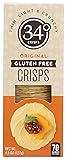 34 Degrees Original Gluten Free Crisps, Thin Light