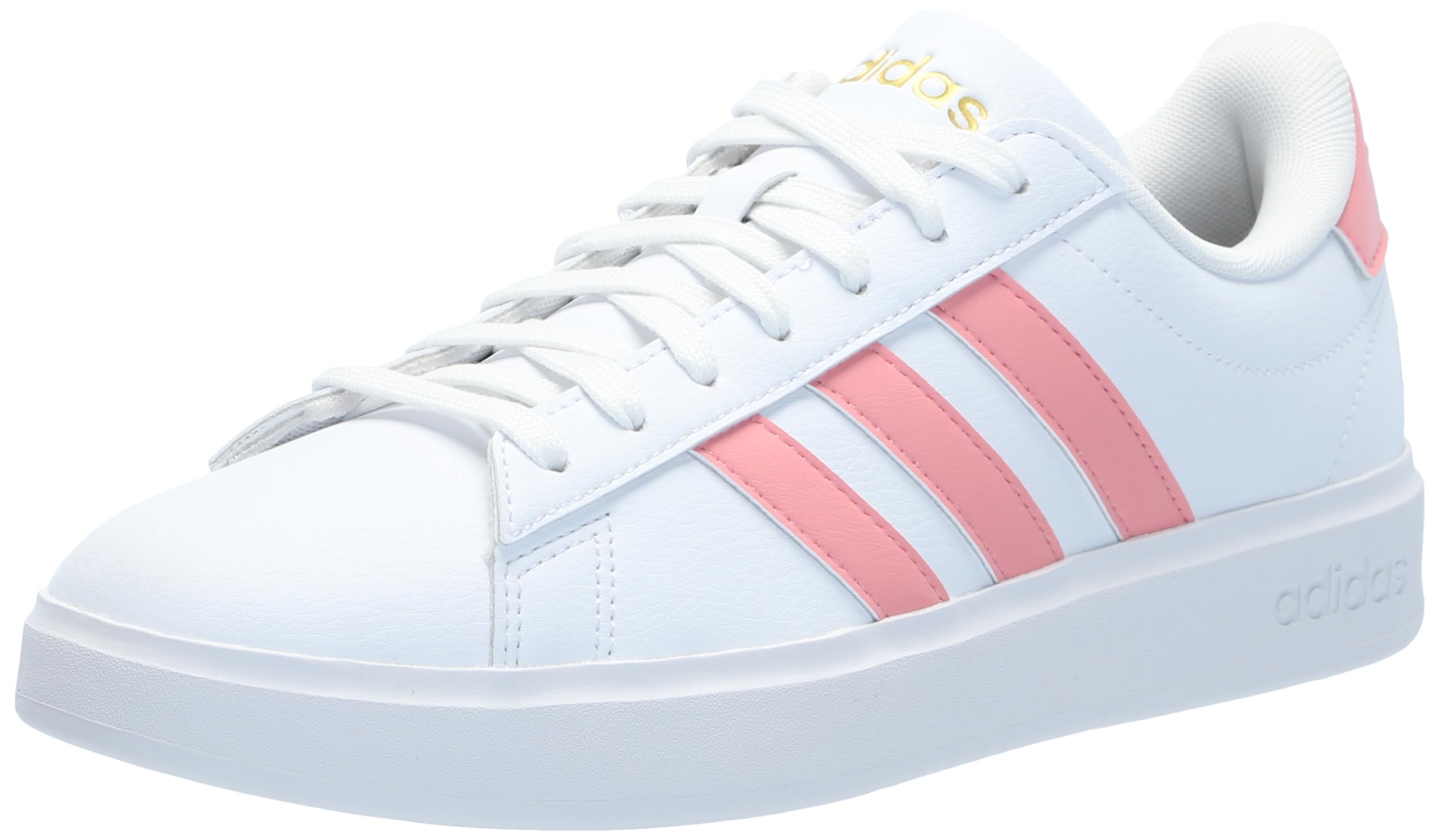 adidas Women's Grand Court 2.0 Sneaker, White/Semi
