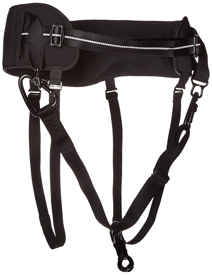 Hurtta Hiker Gürtel, Schwarz, One size