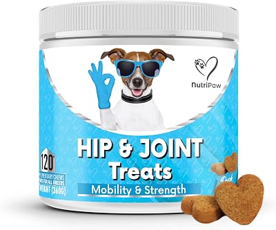 NutriPaw Joint & Hip Treats for Dogs - 120 Duck Flavoured Chews
