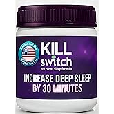 SWITCH Killswitch Sleep Aid for Adults – Fall Asleep Fast & Wake Refreshed, Sugar-Free Hot Chocolate Supplement - Magnesium, Tart Cherry, L-Theanine & More for Restful Sleep, 30 Servings, Made in USA
