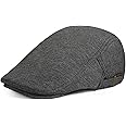 WETOO Men's Flat Cap Gatsby Newsboy Lvy Irish Hats Driving Cabbie Hunting Cap