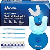 Teeth Whitening Kit, LED Accelerator Light, 35% Carbamide Peroxide Whitening Gel (3 Pcs), Dental-Grade Whitening at Home