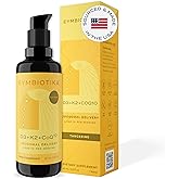 CYMBIOTIKA Vitamin D3 + K2 + CoQ10 Liquid, Vitamin D Supplement for Immune Support, Heart Health & Bone Health, Energy Booster, Liposomal Delivery, Vegan, Keto Ingredients, Tangerine Flavor