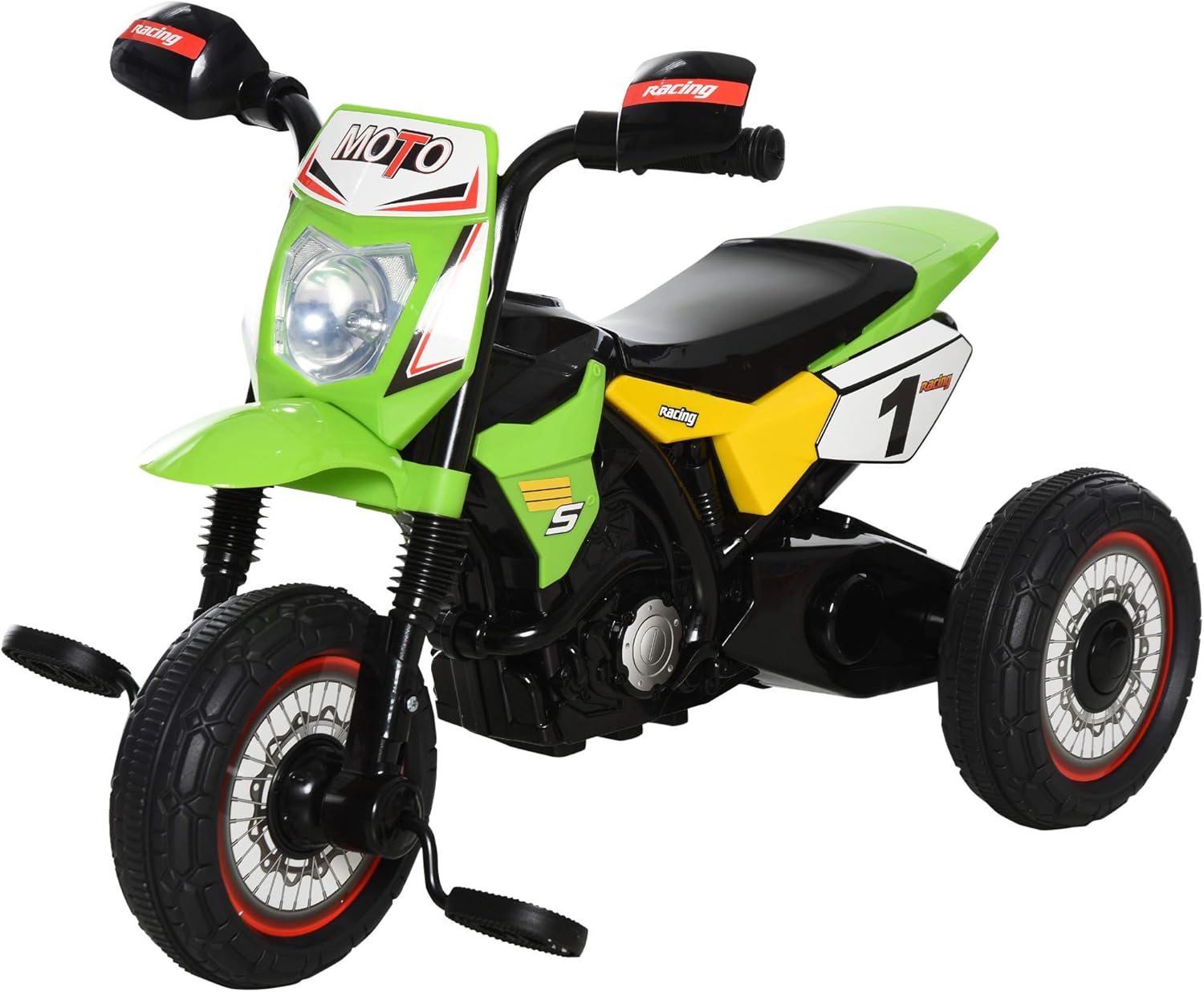 Toddler Pedal Motorcycle Kids Ride On Tricycle Early Learning w