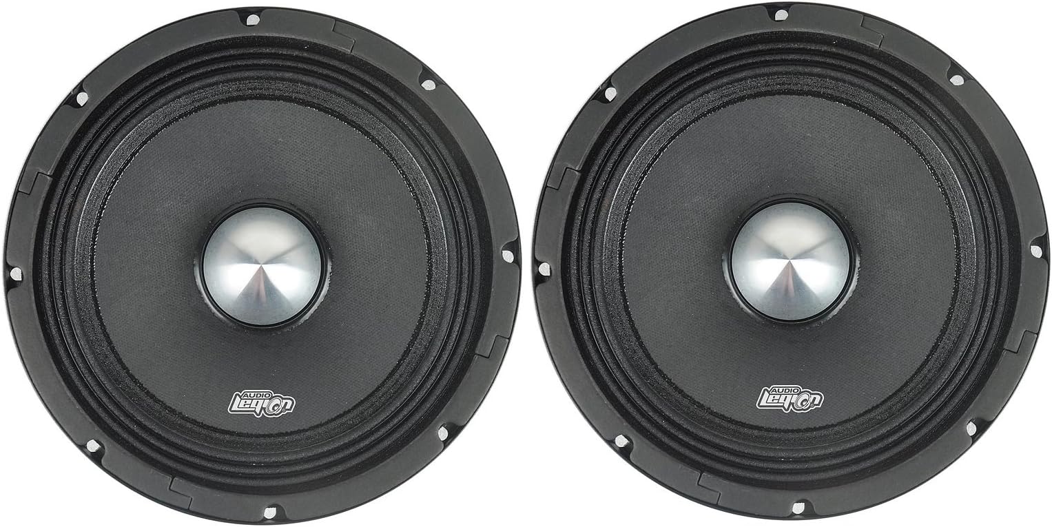 Audio Legion M6NF 6.5" 6-1/2" Pair of 200W 4-Ohm Midbass Car Audio Speakers