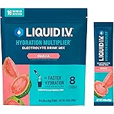 Liquid I.V.® Hydration Multiplier - Guava | Electrolyte Powder Drink Mix | 1 Pack (16 Servings)