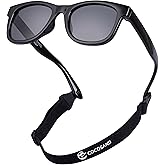 COCOSAND Flexible Baby Sunglasses with Strap Polarized UV Protection for Toddler Infant Newborn Boy Girl Age 0-24 Months