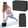 Gaiam Yoga Block - Supportive Latex-Free Eva Foam - Soft Non-Slip Surface with Beveled Edges for Yoga, Pilates, Meditation