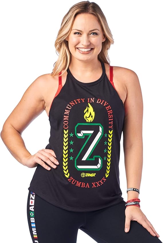 Zumba Women�s High Neck Tank Zumba Workout High Neck Tank Zumba Women�s High Neck Tank Zumba Workout High Neck Tank