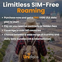 Unidata U30 Hotspot Device | Lightweight 4G LTE