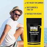 Nuke Nutrition Tanning Tablets x120 - Fast Tan Accelerator Supplement Natural view 2
