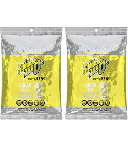 Sqwincher ZERO Qwik Stik Arancia: 100 Bastoncini Idratanti Senza Zucchero (2 Confezioni Da 50)