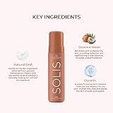 COCOSOLIS SOLIS Dark Self-Tanning Mousse Lotion Face Body Plant-Based DHA 200ml view 4