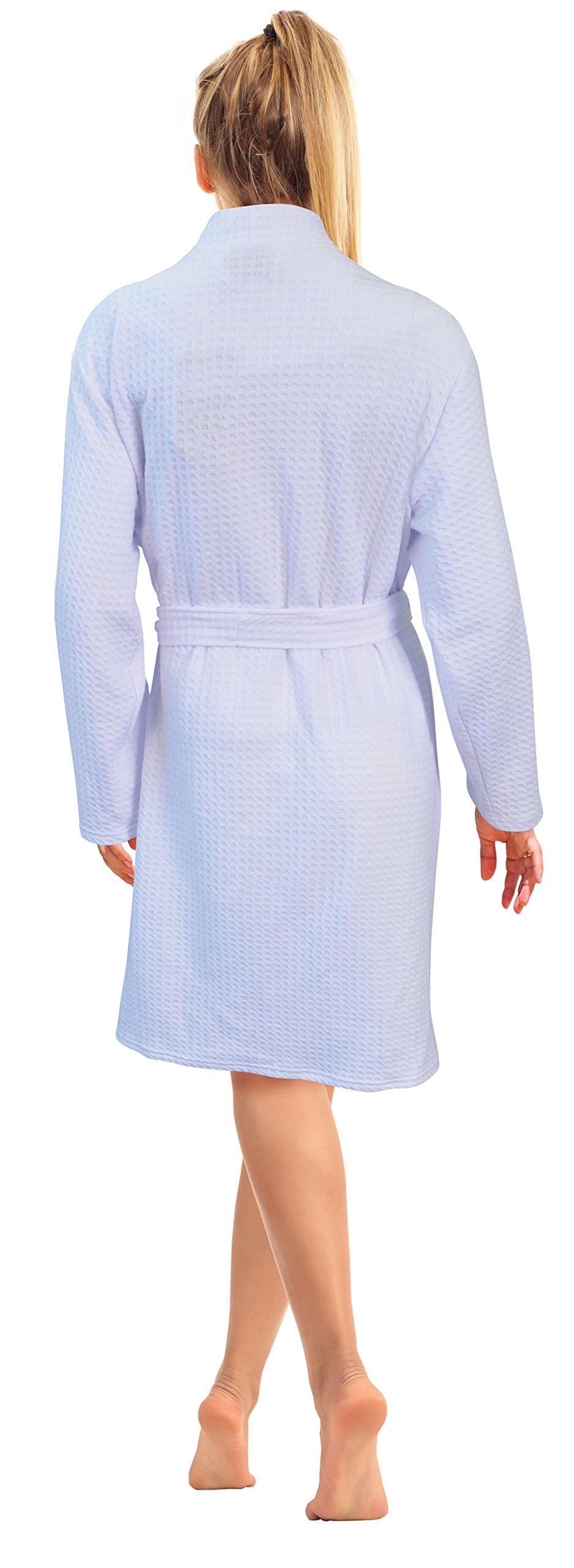 Napa Women\'s Waffle Spa Robe Lightweight Kimono Bathrobe Soft Hotel Sleepwear