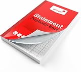 Silvine Duplicate Statement Book 1-100 with Index Sheet 210x127mm view 3