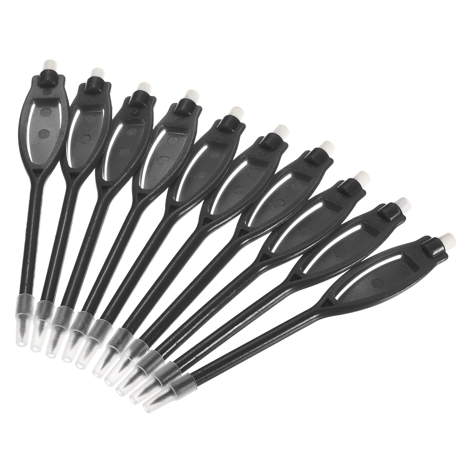 M METERXITY 10 Pack Golf Scoring Pencils with Eraser - Oval Handle with Clip, Apply to Golf Events