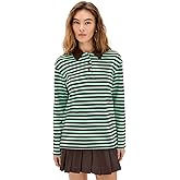 English Factory Women's Stripe Collar Sweatshirt