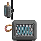 Hermitshell Hard Travel Case for JBL Go 3 / Go 4 Portable Bluetooth Speaker (Light Gray, Silicone Case)