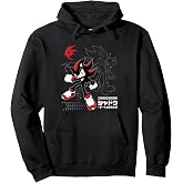 Sonic the Hedgehog Shadow Red Strike Action Pose Pullover Hoodie