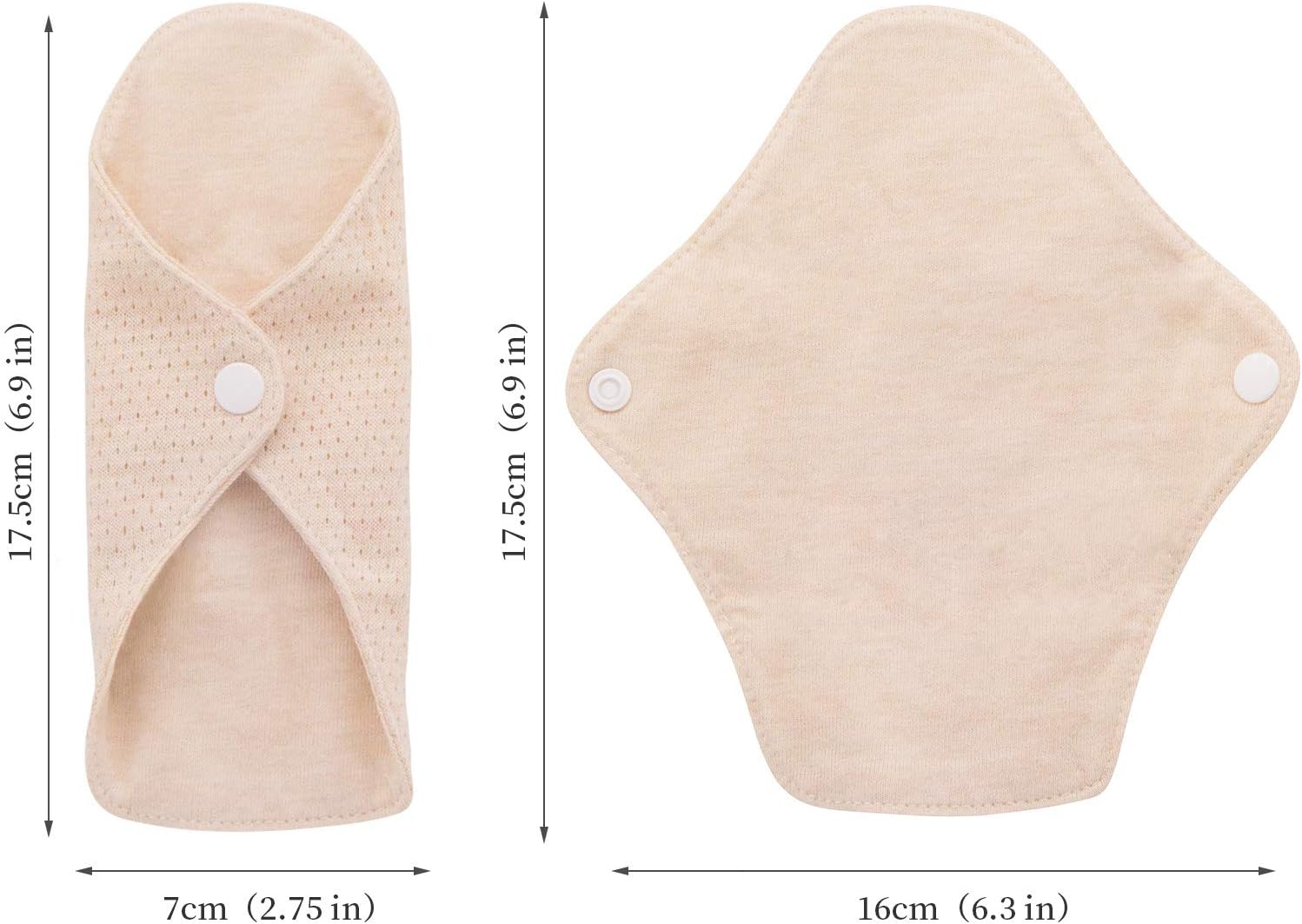 Washable Sanitary Pads Set, Reusable Sanitary Napkin, Menstrual Panty Pads for Girls/Women, Leak-Proof, Washable, Soft - Image 4