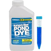 Airmax Nature's Blue Pond &amp; Lake Dye 4X Concentrate, 1 Quart | Natural pond colorant &amp; beauty enhancer for outdoor ponds &amp; lakes, blocks ultraviolet rays, fish, bird &amp; livestock safe