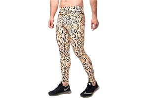 Kapow Meggings Performance Range - Mens Compression Leggings with Pockets for Sports, Athletic Workout Leggings