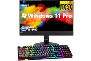 Lenovo ThinkCentre M820Z All-in-One Desktop Computer, 21.5" FHD(1920x1080) Display, 8GB RAM, 256GB SSD, Core i5-8400 - 2.8GHz