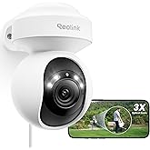 REOLINK 4K Outdoor Security Camera, PTZ Camera for Home Security, Wi-Fi 6 New Technology, Motion Tracking Person/Vehicle/Pet 