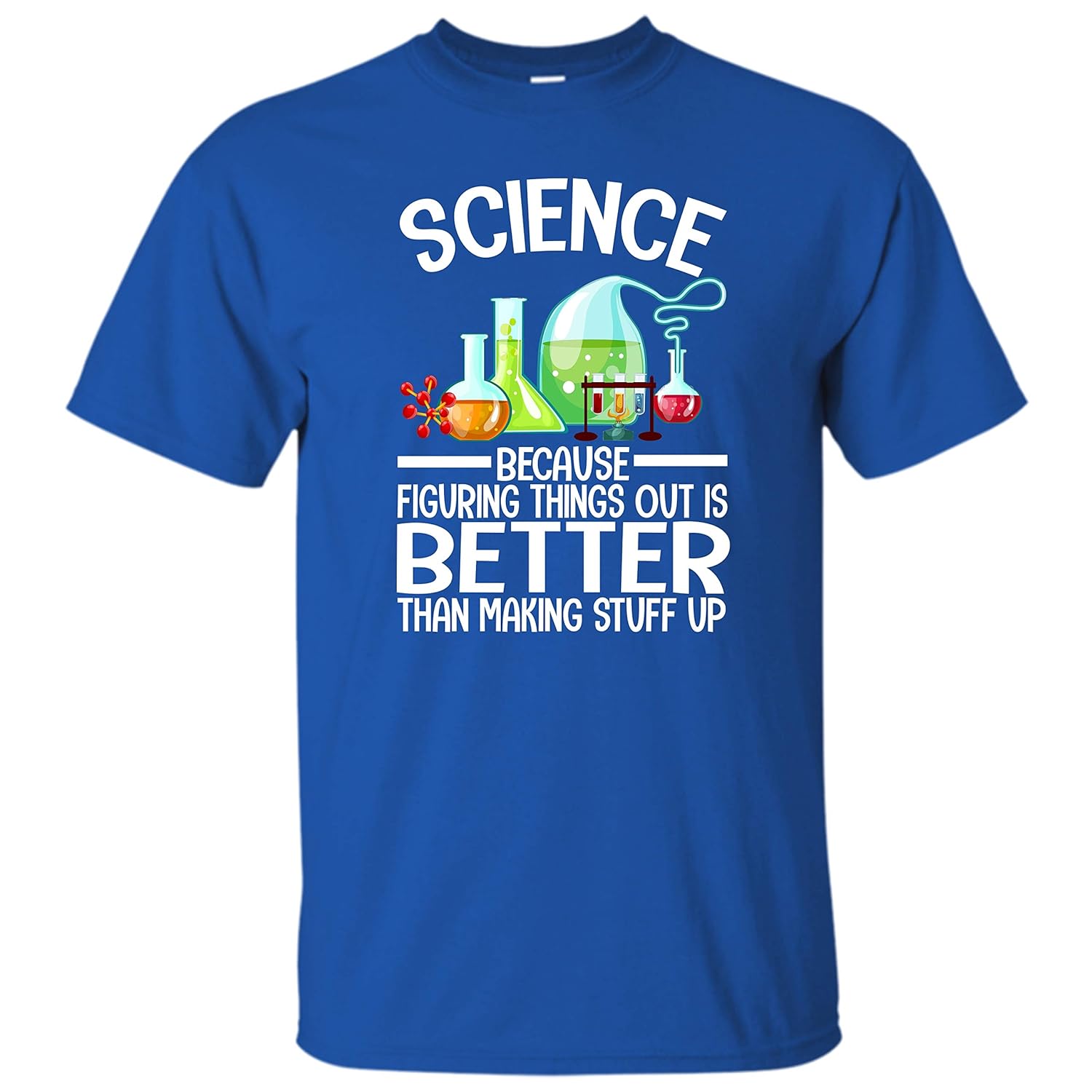 Figuring Things Out Funny Science Themed T Shirt 2621 Jznovelty