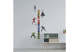 RoomMates RMK5198GC: Avengers Growth Chart Peel and Stick Wall Decals