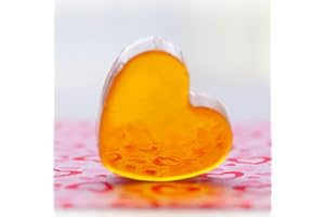 ROCKIN ROSIN Rockin’ Rosin – Heart - Medium Amber Rosin for Violin, Viola & Cello | Handcrafted in USA | Sustainable, All-Natural, Student-Friendly, Teacher-Approved Gift