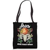 Aries Intense Fearless Aries Zodiac Sign Aries Birthday Tote Bag