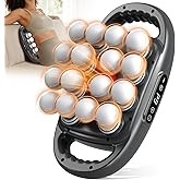 16 Head Massage Gun Deep Tissue,Percussion Massager with 9 Modes & 9 Intensities,Back Massager for Pain Relief Deep Tissue,Noise-Free,for Shoulders,Legs,Foot,Neck Massager,Massage Tools (Dark Grey)