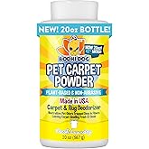 Bodhi Dog Natural Carpet Deodorizer Powder - Dry Pet Smell Eliminator &amp; Urine Odor Remover - Loosens Fur &amp; Dirt - Plant-Based Room Freshener for Vacuuming Home - Fresh Laundry (Pack of 1)