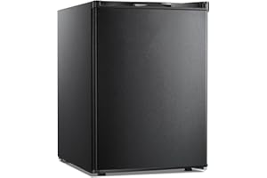 Kismile 2.1 Cu.ft Compact Upright Freezer with Reversible Single Door,Removable Shelves Mini Freezer with Adjustable Thermostat for Home/Kitchen/Office (2.1 Cu.ft, Black)