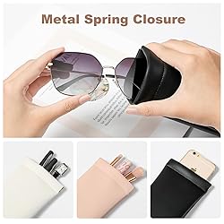 MEIBOOCH Squeeze Top Sunglass Case, New