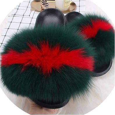 fur flip flops amazon