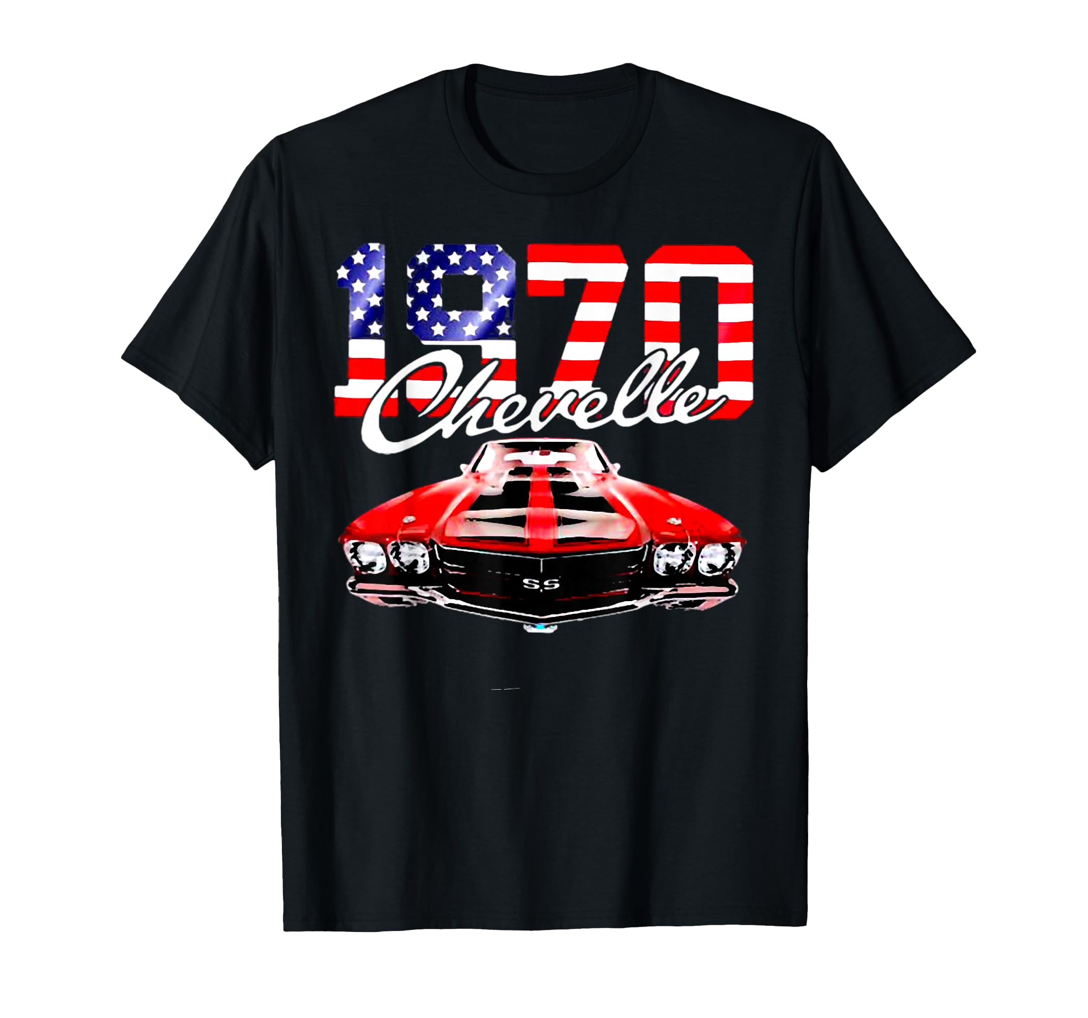 Photo 1 of 1970 70 Chevelle SS Trending Chevys Muscle Red White Car T-Shirt