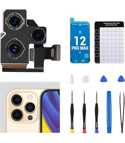 【ノッコiPhone12】 Amazon.com: CYKJGS for iPhone 12 Main Rear Back Camera Replacement