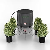 MARS HYDRO 2025 New Auto Drip Irrigation Kits with 13 Gallon Foldable Bucket, 24W Upgraded Water Pump, 8 Drip Emitters, Garde
